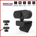 1080P HD Mini Webcam with microphone, usb interface supports laptop desktop computer, suitable for live video call conference. 