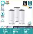 TP-Link Deco M4,E4 AC1200 Whole Home Mesh Router Wi-Fi System (3/1 Pack).