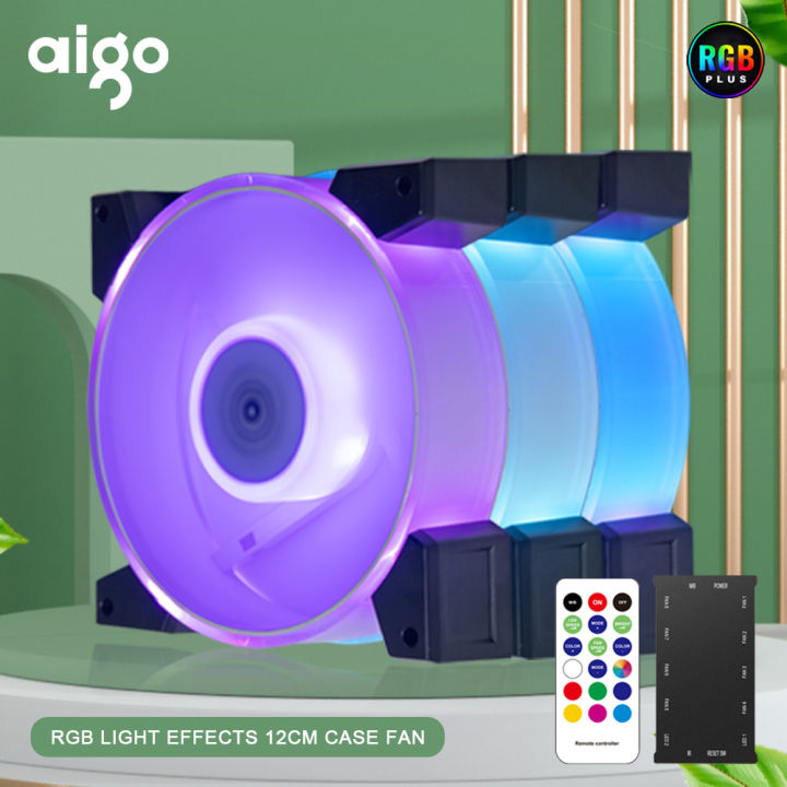 Aigo MG 120mm Case Fan RGB Heatsink Pc Gamer 4pin12v Aura Sync 12v ...