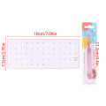 German Tear-Off Film Keyboard Sticker With Tweezers Desktop Laptop Key Sticker Single Film Universal Transparent Sticker. 