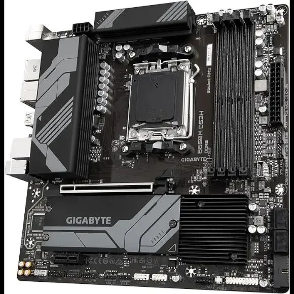 Gigabyte%20B650M%20DS3H%20DDR5,%20AMD%20AM5%20Socket:%20Supports%20AMD%20Ryzen%207000%20Series%20Processors%20-%20Image%203
