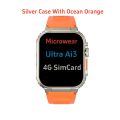 Microwear Ultra Ai3 Smartwatch 4G SIM Card Android 2.2'' 448*528 Amoled Health Monitoring 180° Rotary camera 256GB Smart Watch. 