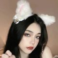 1 Set Cute Cat Ear Hair Wear Claw Gloves Girls Anime Cosplay Costume Plush Bell Cat Fur Ear Hairband Night Party Club Headbands.