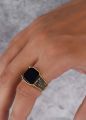 New Turkish Style Ring Gold Plated for boys and men. 