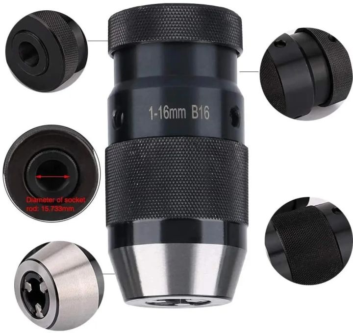 B10%20B12%20B16%20B18%20B22%20Chuck%20Collet%20Self%20Tighten%20Keyless%20Drill%20Chuck%20for%20Drilling%20Machine%20Taper%20Drill%20Chuck%20for%20Power%20-%20Image%202