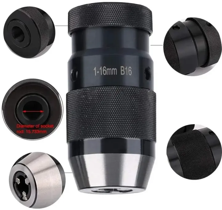 B10%20B12%20B16%20B18%20B22%20Chuck%20Collet%20Self%20Tighten%20Keyless%20Drill%20Chuck%20for%20Drilling%20Machine%20Taper%20Drill%20Chuck%20for%20Power%20-%20Image%202