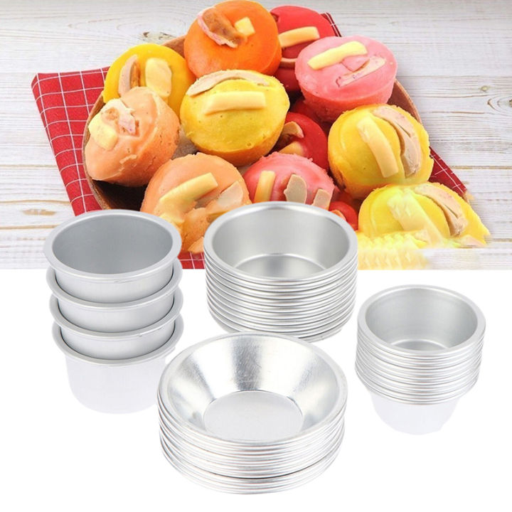 10pcs%20Puto%20Cake%20Mold%20Aluminum%20Alloy%20Egg%20Tart%20Cup%20Cupcake%20Kitchen%20Baking%20Mold%20Mini%20Round%20Baking%20Oven%20Pan%20Pastry%20Dessert%20Mould%20-%20Image%206