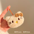 Cute Key Ring Doll Pendant Keychain Bag Key Holder Sanrio Hello Kitty | Bag Charm for Girls-Keyring. 