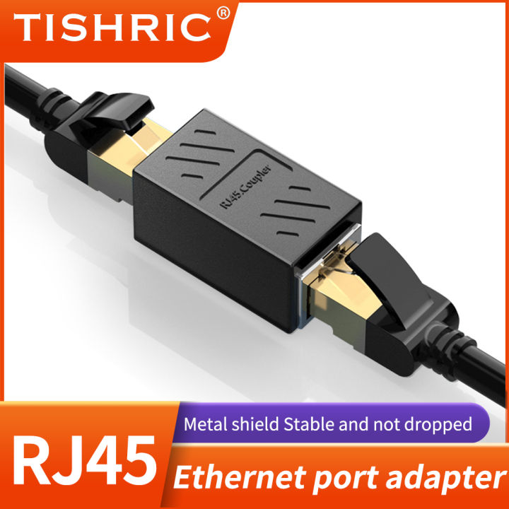 TISHRIC RJ45 Connector Ethernet Adapter Network Extender Extension ...