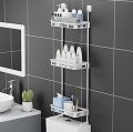 Over The Toilet Storage 3-Shelf Bathroom Organizer Over The Toilet, No Drilling Space Saver with Wall Mounting Design Multifunctional Toilet Rack, Toilet Storage Rack Easy to Assemble. 