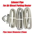 Stainless Steel Exhaust Pipe 24.5mm Inner Diameter Exhaust Extension Tube for Air Diesel Parking Heater Fit to 24mm Thru Hull.