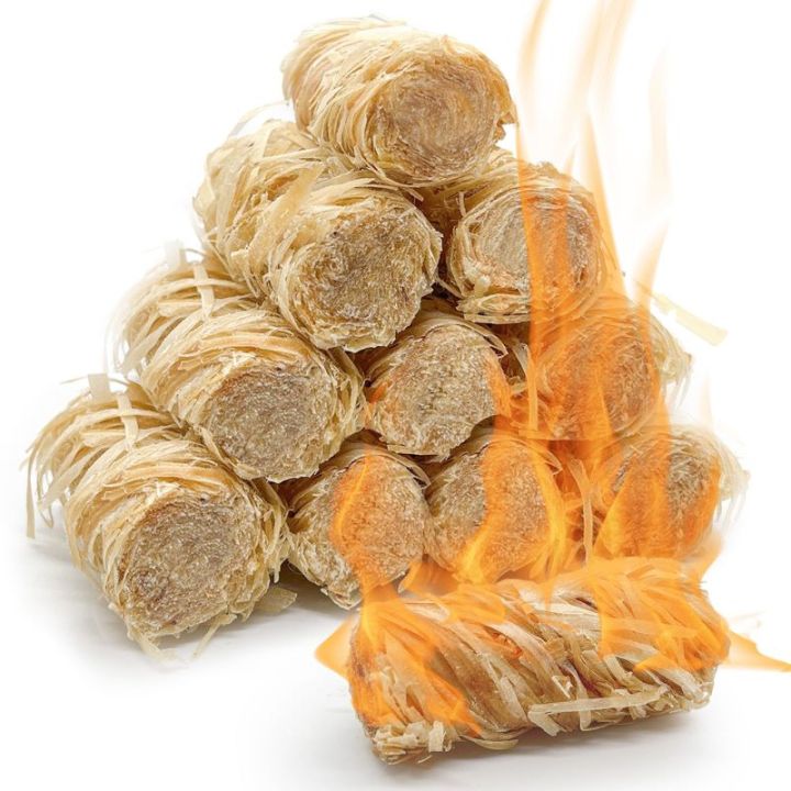 60/120pcs Fire Starter,Natural Fire Starters for Fireplace,Campfires,Chimney,BBQ,Pit Wood Fireplace Charcoal Starter for Grill