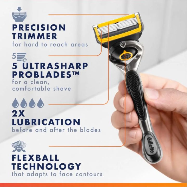Gillette%20ProGlide%20Shield%20Razor%20Refills%20for%20Men,%208%20Blade%20Refills%20-%20Image%202