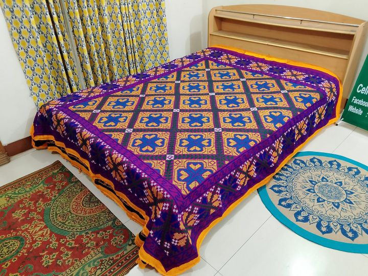 100% Cotton hand stitch king size nakshi kantha