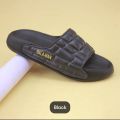 Mens Fashion German BALMAN Slides and Flip Flops Cushioned Cloud Slippers Comfortable Sandals for Mens. 