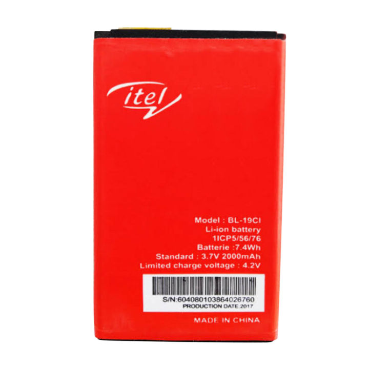 Original BL-19CI Battery for Itel Magic 2 - 1900mAh Lithium-Ion Replacement Battery