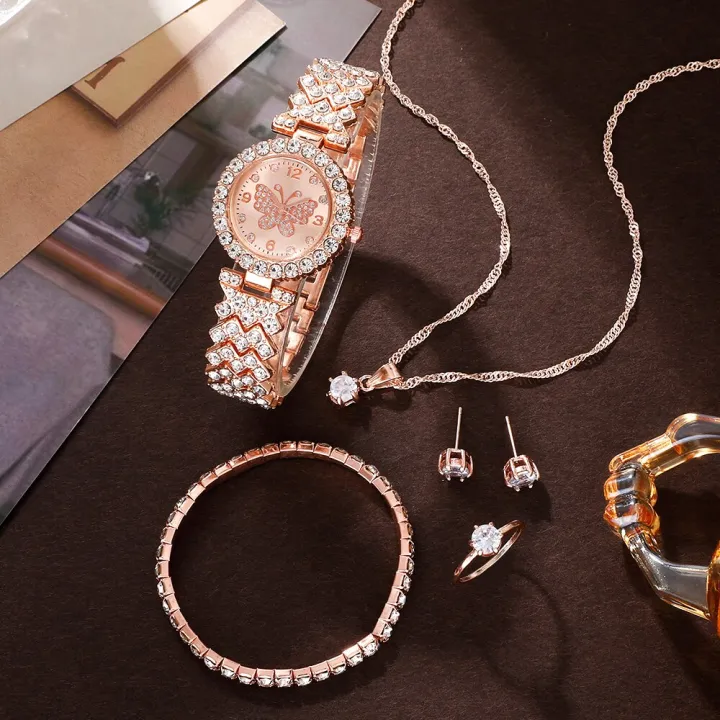 %E3%80%90Innovative%20design%E3%80%916pcs%20Jewelry%20Set%20Rose%20Gold%20Luxury%20Watch%20Women%20Ring%20Necklace%20Earring%20Rhinestone%20Fashion%20Wristwatch%20Casual%20Ladies%20Watches%20-%20Image%202