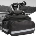 Bike 3 In 1 Waterproof Bicycle Trunk Bag MTB Road Bike Bag Large Capacity Travel Luggage Carrier Rear Seat Rack Panniers. 