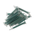 50pcs 2K Adhesive Mixing Tips Mixer Nozzles Mixer Tips Static Mixer Resina Epoxi Epoxy Resin Epoxy Glue Syringe Accessories. 
