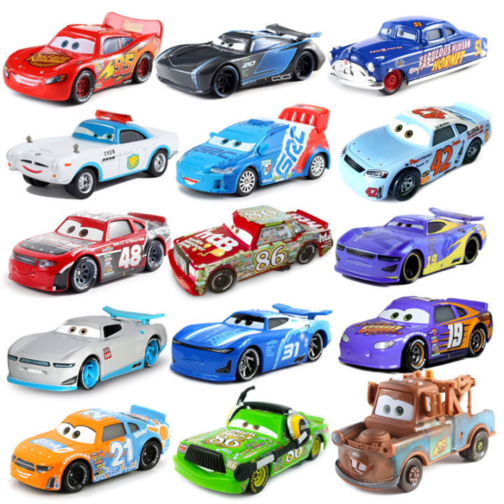 Disney Pixar Cars 3 Model Toy Chick Hicks Anime Figure Storm Jackson ...