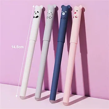 Gel%20Pen%20Erasable%20Pack%20of%204%20Gel%20Ink%20Pen%20Gel%20Pen%200.35%20mm%20Kawaii%20Ballpoint%20Pen%20Cartoon%20Animal%20Panda%20Erasable%20Gel%20Pen%20-%20Image%207