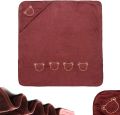 Premium Extra Soft Cartoon Animal Shape Hooded Bamboo Baby Bath Towel Set Pack of 4. 