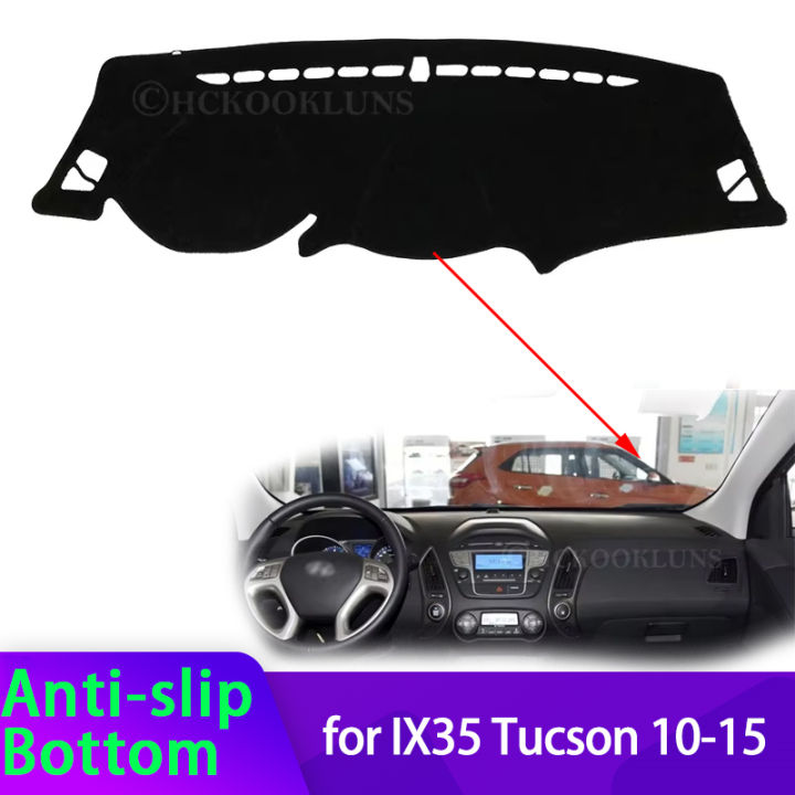 for Hyundai Tucson 2010 2011 2012 2013 2014 2015 LM Ix35 Accessories Dash Board Sunshade Carpet Dashboard Cover Protective Pad