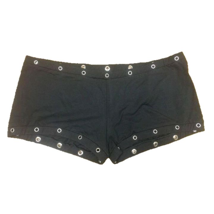 Summer New European and American Style High Street Punk Gothic Style Slim Fit Women's Y2K Shorts Aesthetic Hot Girl Shorts