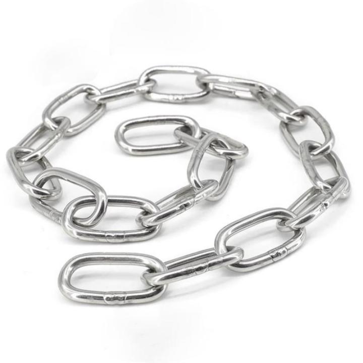 1Meter%202/3/4/5/6mm%20Stainless%20Steel%20Chains%20Lifting%20Chain%20Rope%20High%20Quality%20Metal%20Chain%20for%20Guardrail%20Hanging%20Clothes%20Pet%20Traction%20-%20Image%202