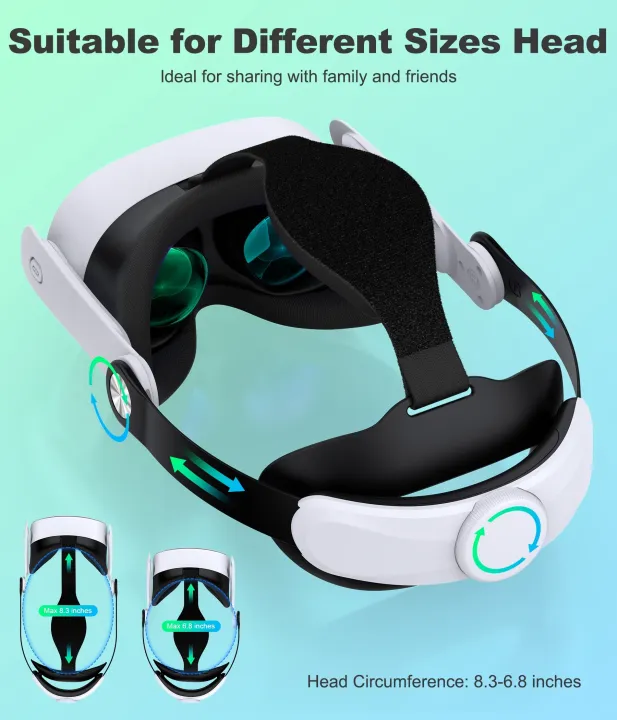 BEBONCOOL%20Adjustable%20Head%20Strap%20for%20Meta%20Quest%203S/Quest%203/Quest%202%20Headstrap%20for%20VR%20Headset%20Accessories%20Enhanced%20Support%20-%20Image%202