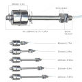 Float Switch High Temperature Resistant Stainless Steel Water Tower Water Level Automatic Level Controller Tank Flow Sensor.