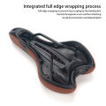 LINGMAI Bicycle Seat for Men and Women Waterproof Bike Saddle Soft Shock Absorbing MTB Mountain Road Bike Cushion Seat. 