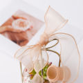 9Meter Sheer Silk Ribbon Satin Ribbons For Gift Wrapping Decoration Valentine’s Day Wedding Bouquets Wreath Sewing Supplies. 