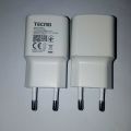 Tecno 18W Genuine Charger with Type C Cable, EU Plug, Fast Charging. 