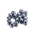 10-1000pcs/lot 3-20mm Straight Holes Acrylic Imitation Pearl Beige Bracelet Round Beads For DIY Craft Jewelry Making Supplies.
