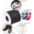 1.5mm 100 Yards Black Nylon Cord Wind Chime Cord Replacement Braided Lift Shade Blind String for Windows Roman Rollers Repair. 