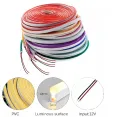 1m Flexible Silicone Neon LED Light Strip Set, 2835, Low Voltage, 12V, 6x12, Integrated Form, Linear Flexible Light Strip. 