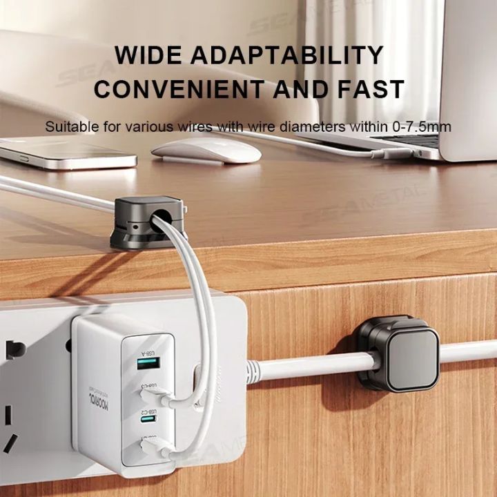 1/6/12Pcs%20Magnetic%20Cable%20Holder%20Self%20Adhesive%20Cord%20Clip%20Smooth%20Pulling%20Charging%20Cable%20Keeper%20Wire%20Clip%20for%20Car/Home/Office%20-%20Image%203