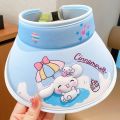 Sanrio Sunscreen Hat Cinnamoroll My Melody Kuromi Pompompurin Anti-Uv Sunshade Cap Large Tongue Sun Hat Kids Birthday Gifts. 