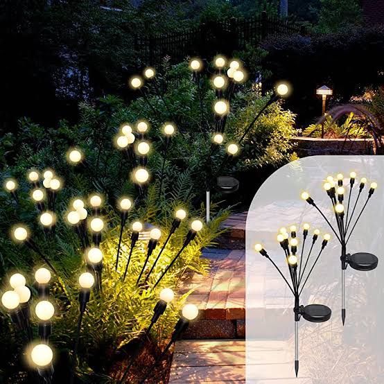 Solar Fire Fly Garden Light