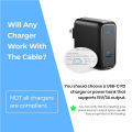15V 3A Type C Power Supply Charger Adapter USB C PD Charging Cable for Microsoft Surface Pro 8/7/6/5/4/3 Laptop Book 3/2/1 GO. 