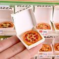 Cute 10PC Dollhouse Miniature Simulated Kitchen Food Toy Pizza Model Home Decor Kid Play Toy Micro Landscape Ornaments . 