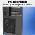 1M PC Chassis Cooling Dust Mesh PVC Net Guard Fan Cover Dust Filter Network Net Case Dustproof Net Cover for Computer. 