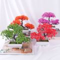 Artificial Plants Bonsai Small Tree Simulation Pot Plants Fake Flowers Table Potted Ornaments Home Decoration Hotel Garden Decor. 