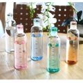 700ml Time scale cup food grade handy cup high temperature resistant plastic student summer couple water cup transparent portable cup. - water bottle. 