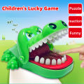 Crocodile Teeth Toys Children's Crocodile Bites Fingers Reaction Training Novelty Children's Lucky Game Trick Decompression Toy. 
