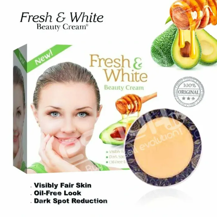 Fresh and white cream