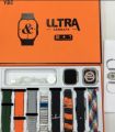Y80 Ultra Smart Wireless Charging Watch 8 Straps. 