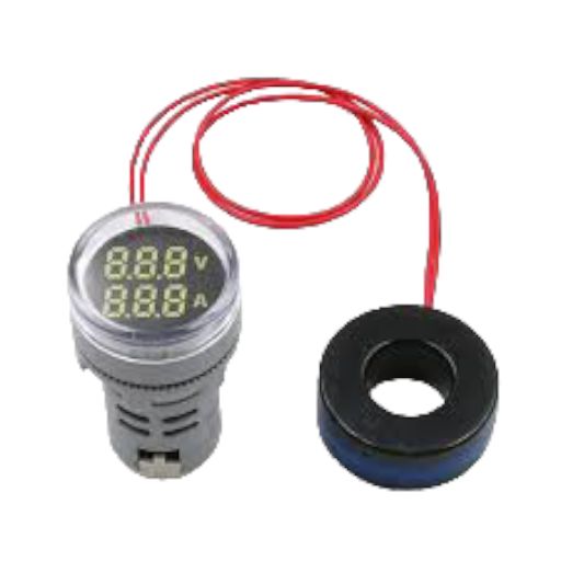 "Digital%20Voltmeter%20and%20Ampere%20meter%202in1%20%7C%7C%20Round%20AC%20Volt-Ampere%20Meter%20%7C%7C%201V-500V%201A-100A%20Voltage-Current%20Tester%20%7C%7C%20Mini%20LED%20Panel%20Meter%20%7C%7C%20Volt-Amp%20Tester%20%7C%7C%20Accurate%20Voltage-Current%20Measurement%20%7C%7C%2022mm%20Digital%20Indicator%20%7C%7C%20Electrical%20Measuring%20Instrumen%20-%20Image%205