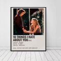 Movie Poster Canvas Painting 10 Things I Hate about You Classic 90's Vintage Wall Film Art Print Picture Living Room Home Decor. 